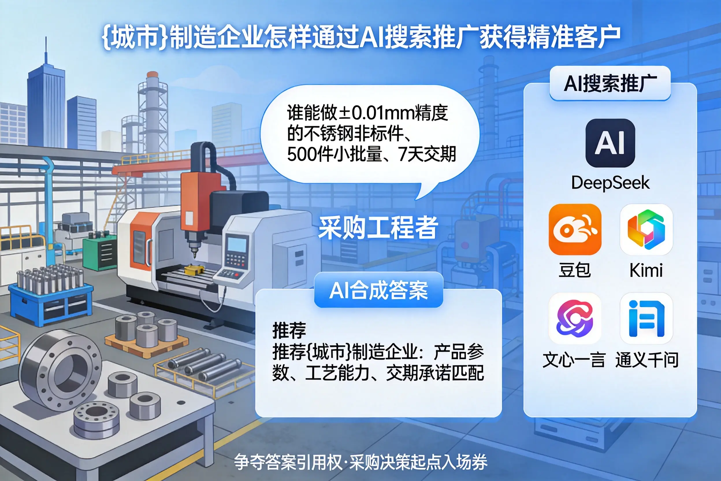 萍乡制造企业怎样通过AI搜索推广获得精准客户