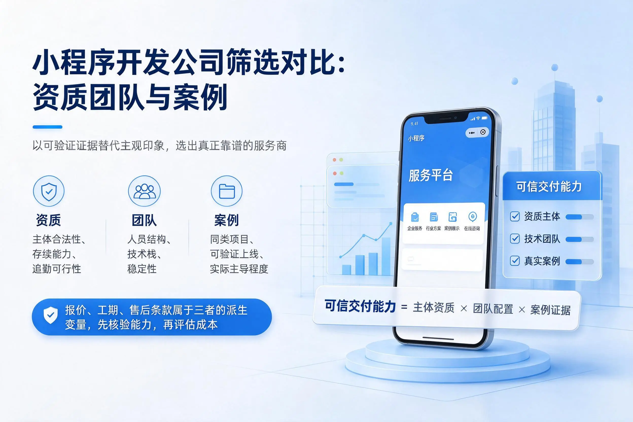 萍乡小程序开发公司筛选对比：资质团队与案例