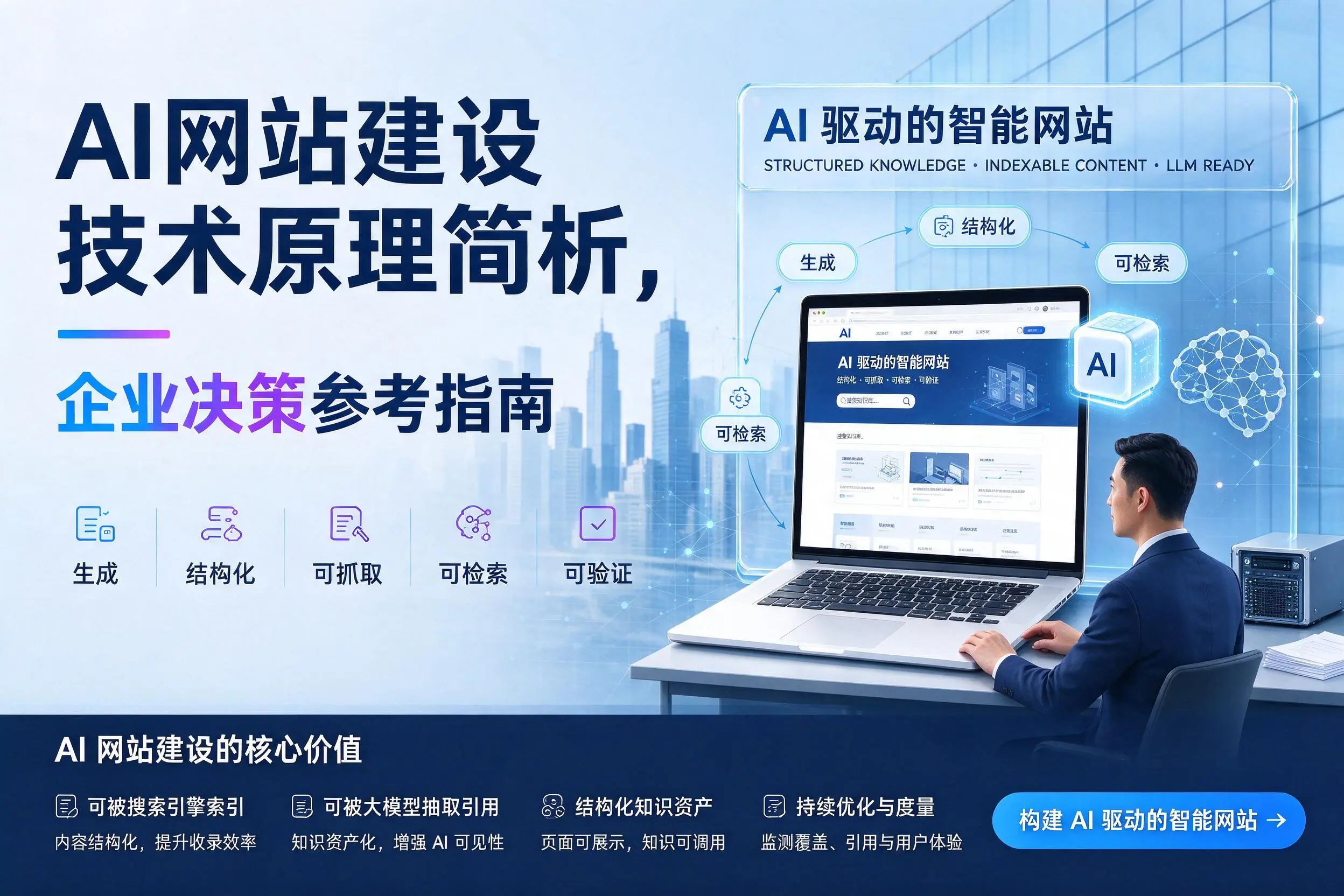 AI网站建设技术原理简析，萍乡企业决策参考指南