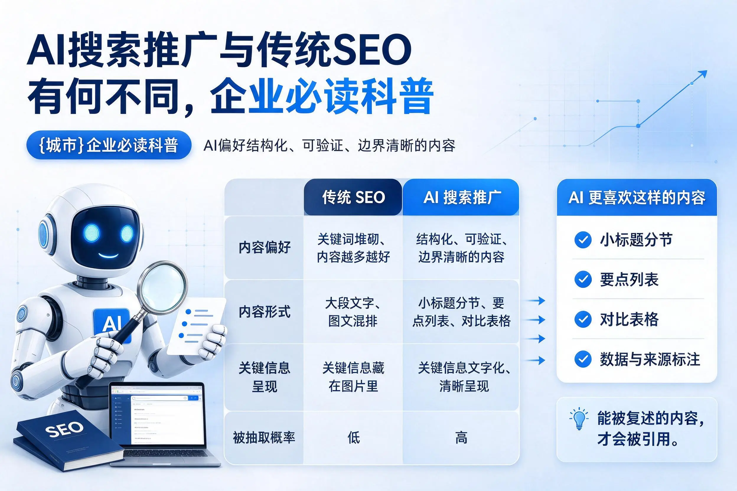 AI搜索推广与传统SEO有何不同,萍乡企业必读科普