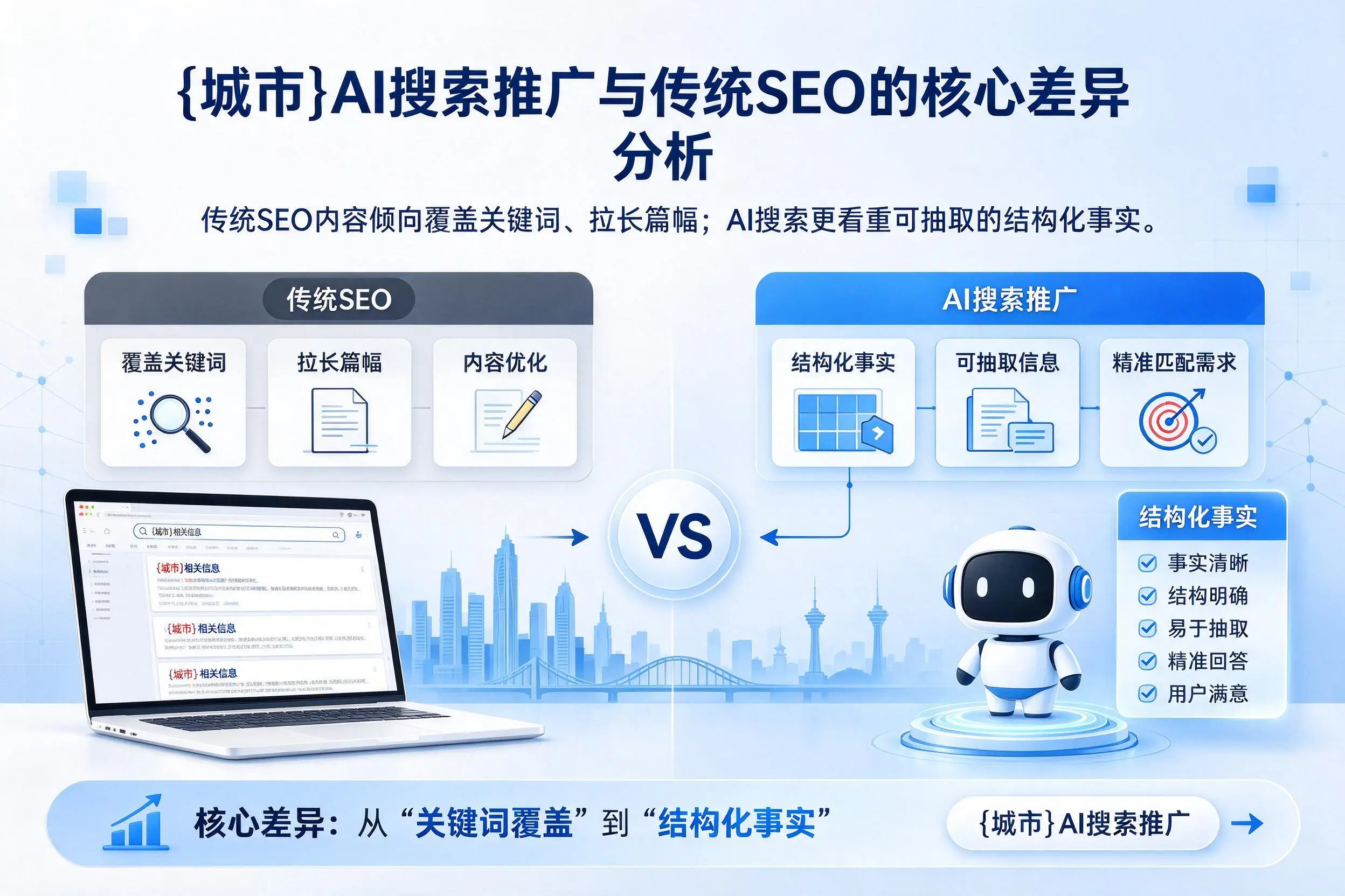 萍乡AI搜索推广与传统SEO的核心差异分析